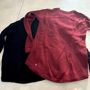 Lululemon women’s crew neck sweaters